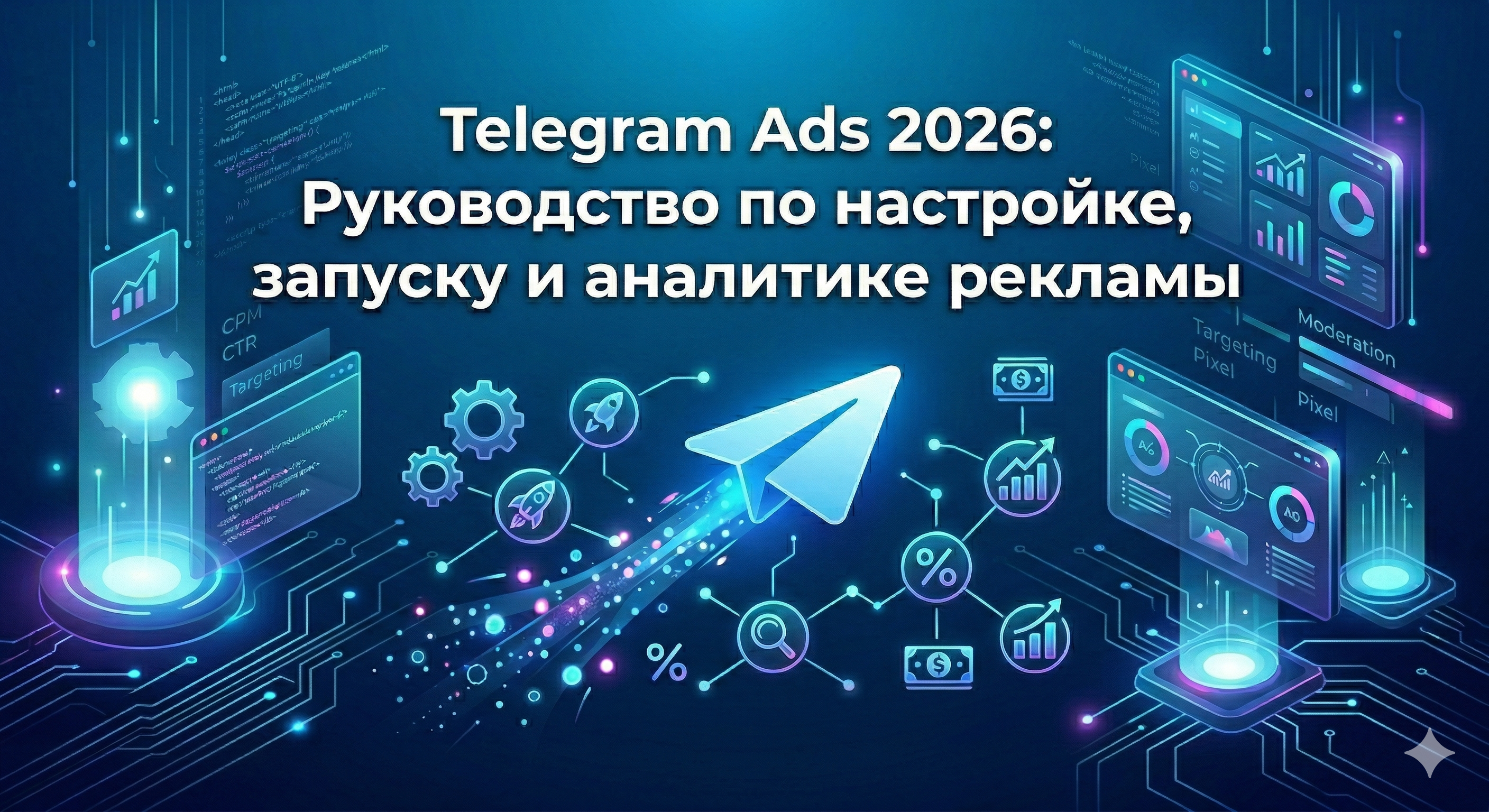 Telegram Ads 2026: Руководство по настройке, запуску и аналитике рекламы