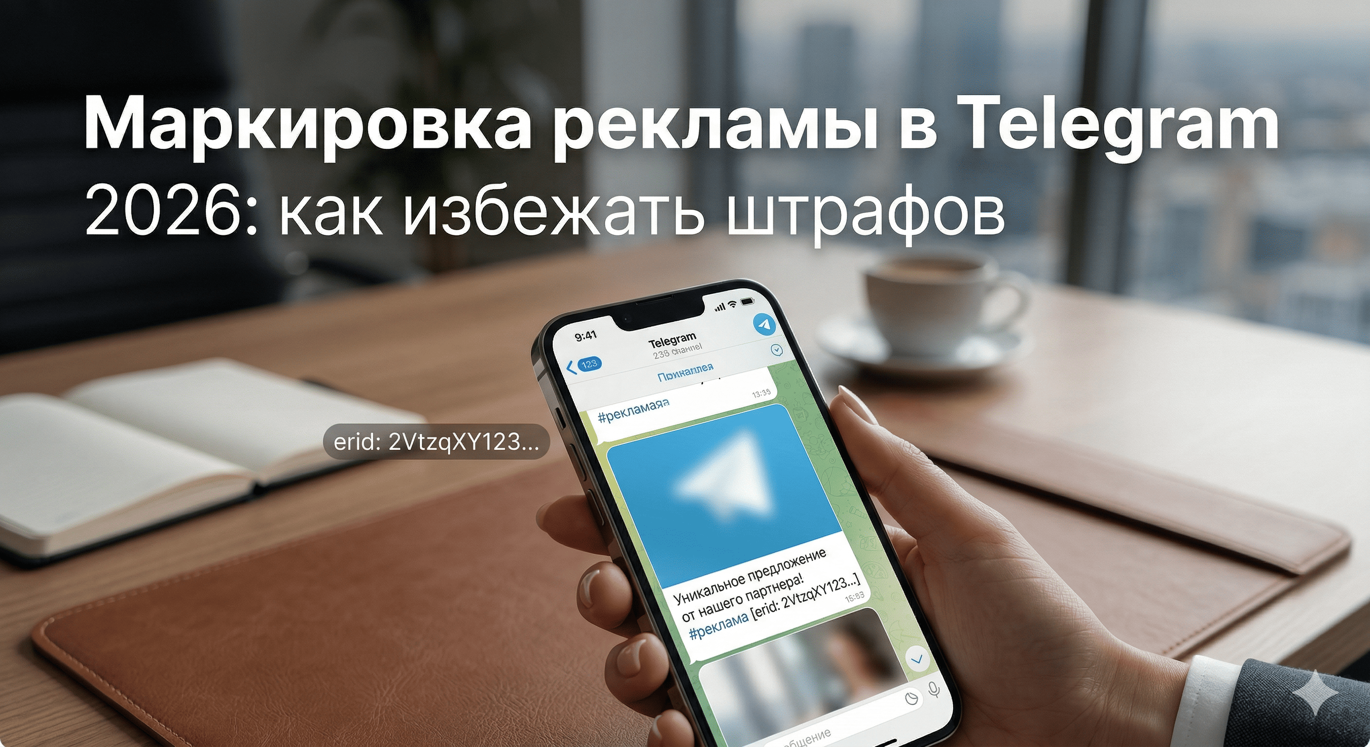 Маркировка рекламы в Telegram 2026: как избежать штрафов