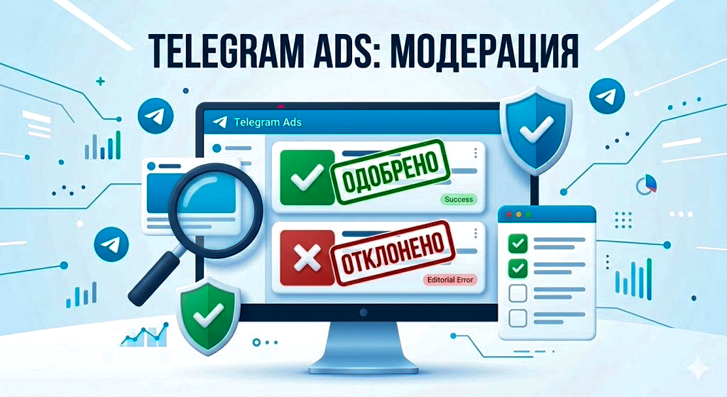 Модерация в Telegram Ads: детальный разбор правил, частых ошибок и готовый чек-лист